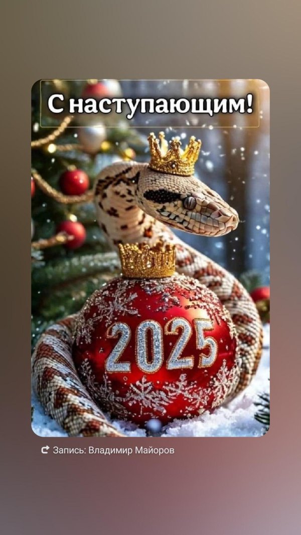 новый год 2025 змеи