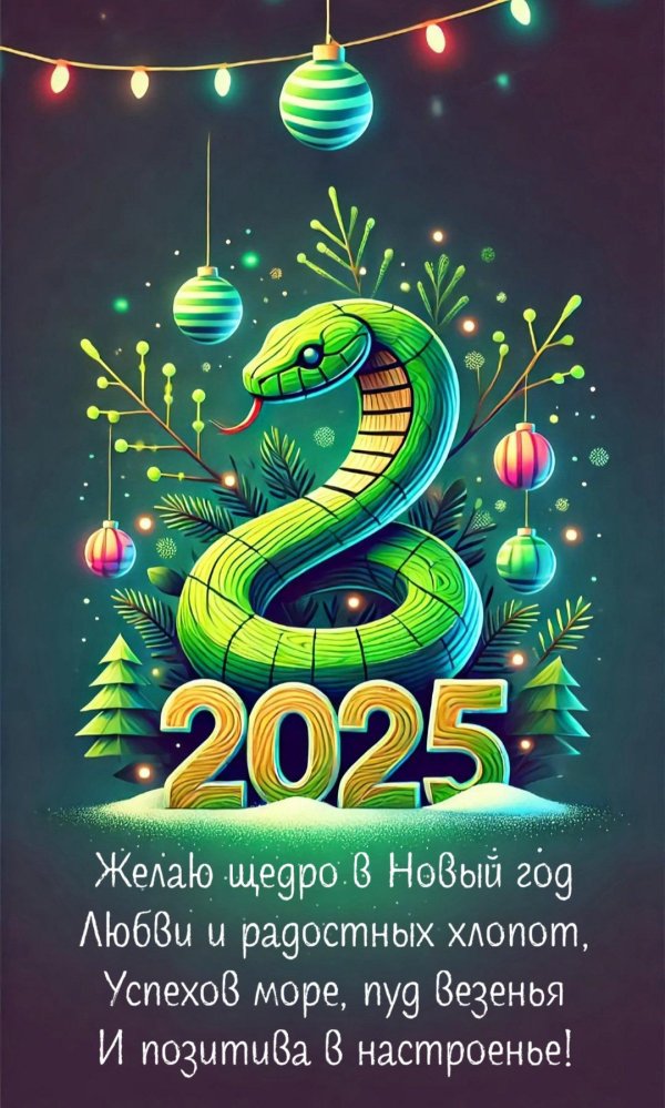 змея новый год 2025