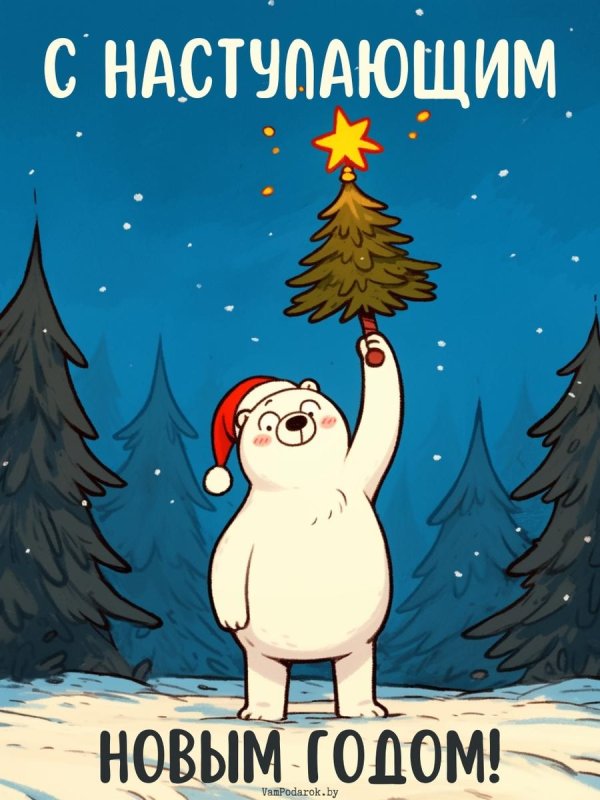 с наступающим