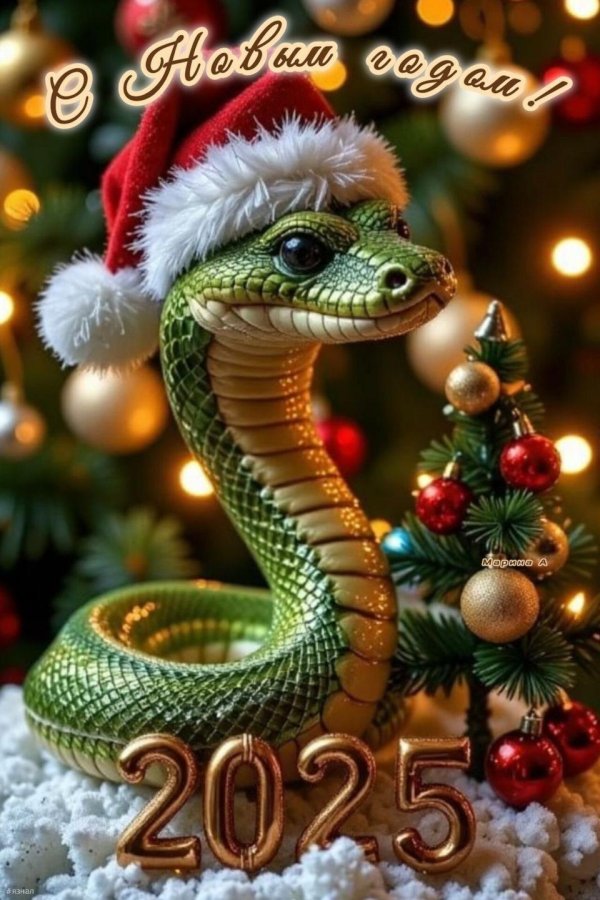 змея новый год 2025