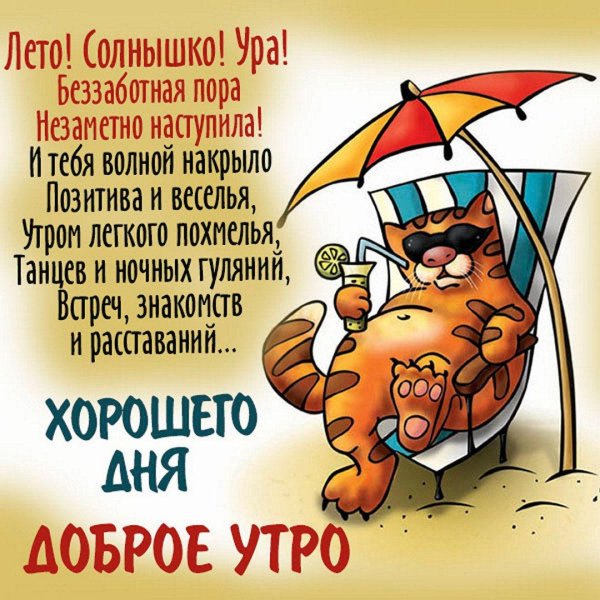 доброго утра и хорошего дня лето