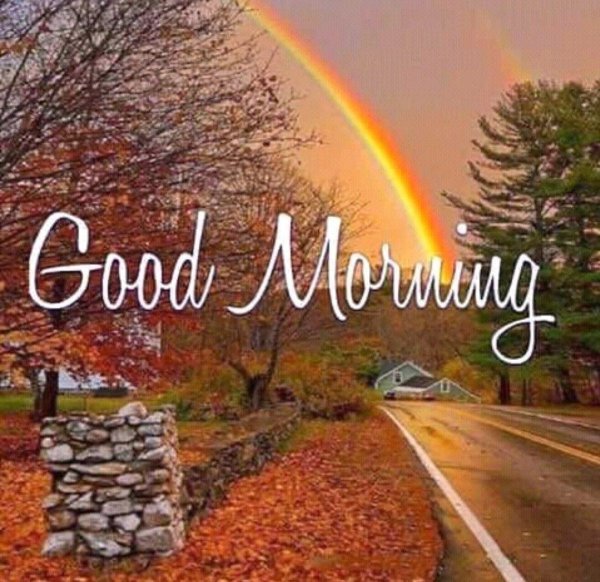 радуга осенью