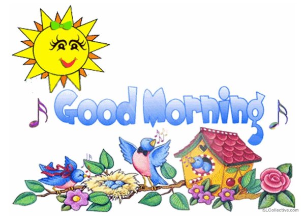 открытка с добрым утром на англ
