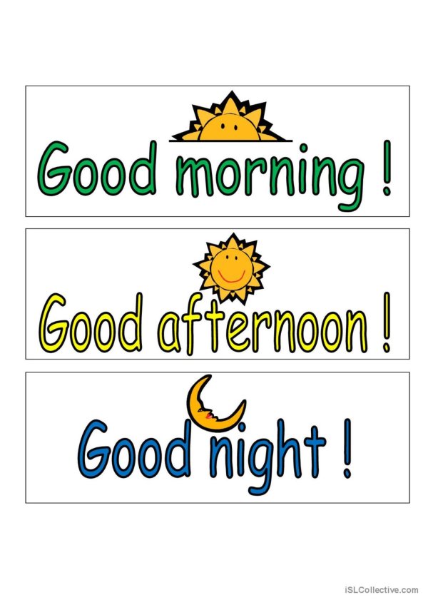 Хорошего дня на английском