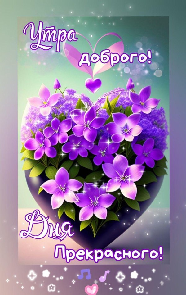 доброго утра цветы