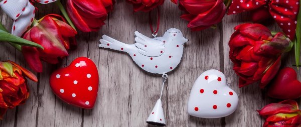 стильная валентинка