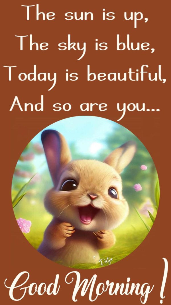 зайчик улыбается