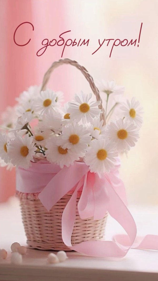 с добрым утром цветы