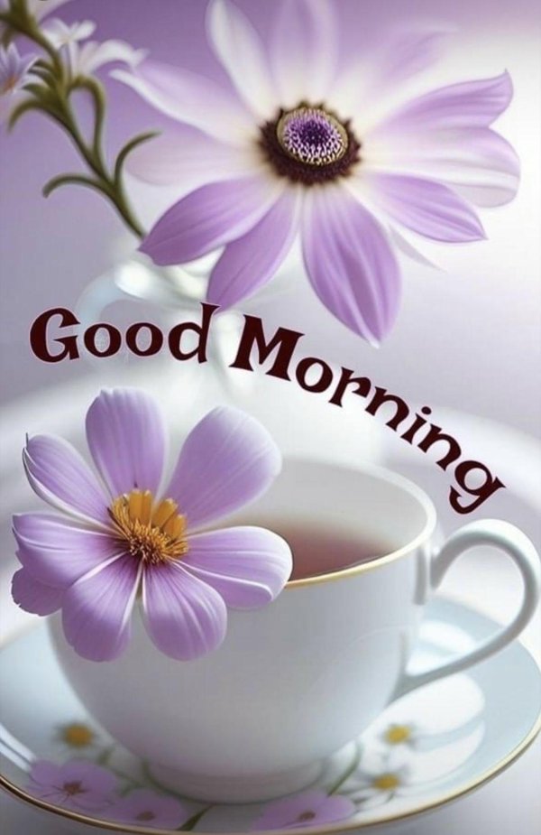 цветы утренние