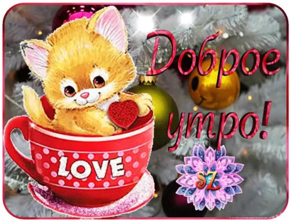 открыточка с добрым утром