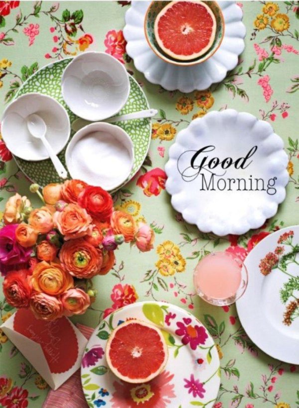 открытка с добрым утром стильная
