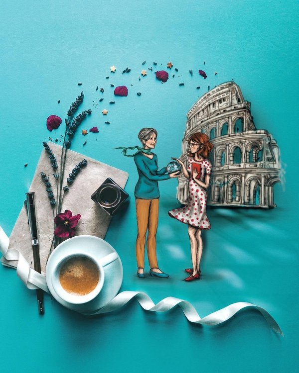 креативные иллюстрации