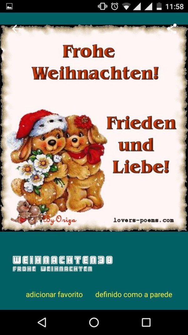 поздравление с рождеством на немецком языке