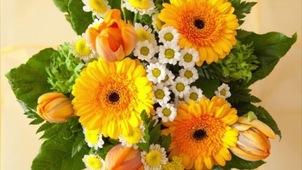 букет оранжевый