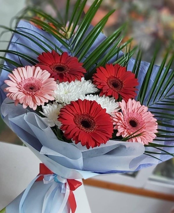 гербера букет