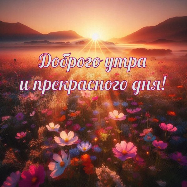 самого доброго и прекрасного утра