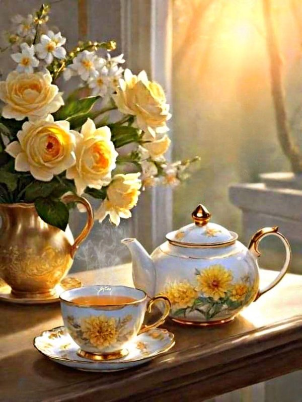 цветы утренние