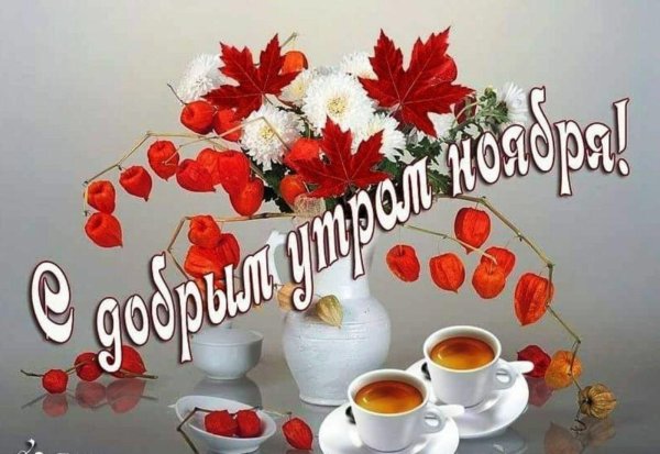 сдобрым ноябрским утром