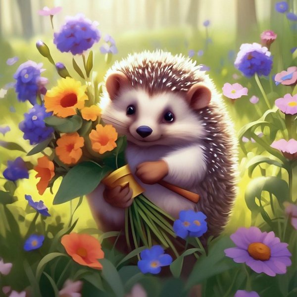 ежонок доброе утро