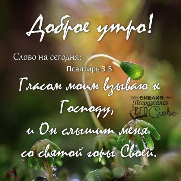 доброе утро христианские