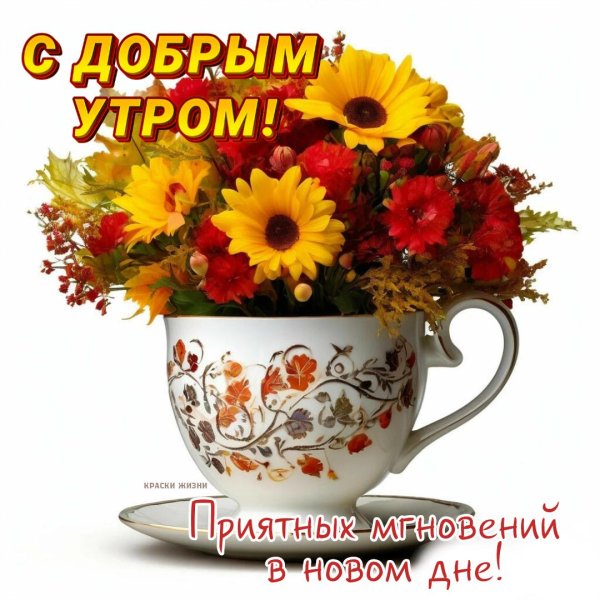 осенние открытки доброго утра