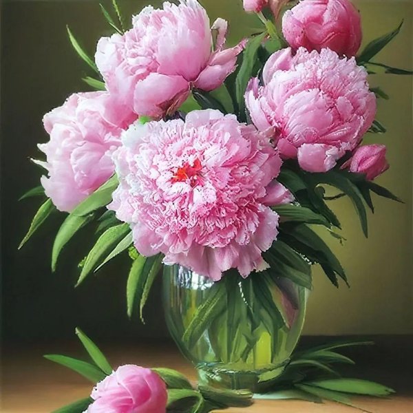 картины с пионами