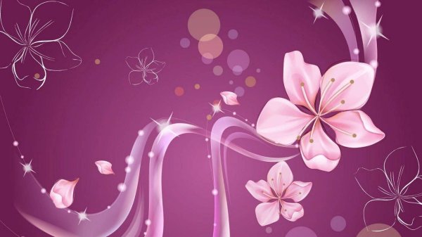 цветок абстракция