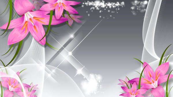 цветок рамка