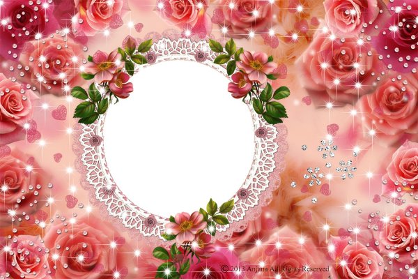 рамочка с цветами