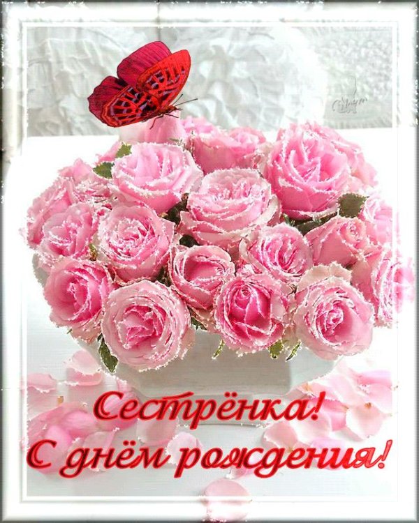 с день рождения сестренка