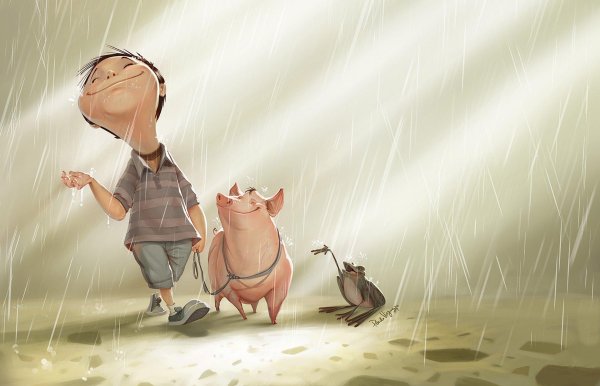 позитивная открытка