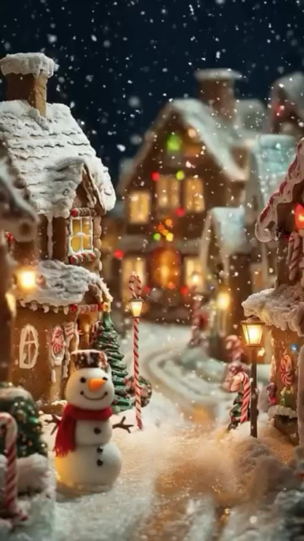 рождественские пейзажи