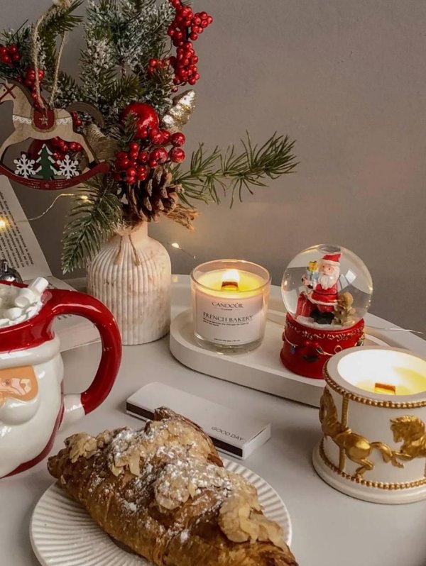 сервировка рождественского стола