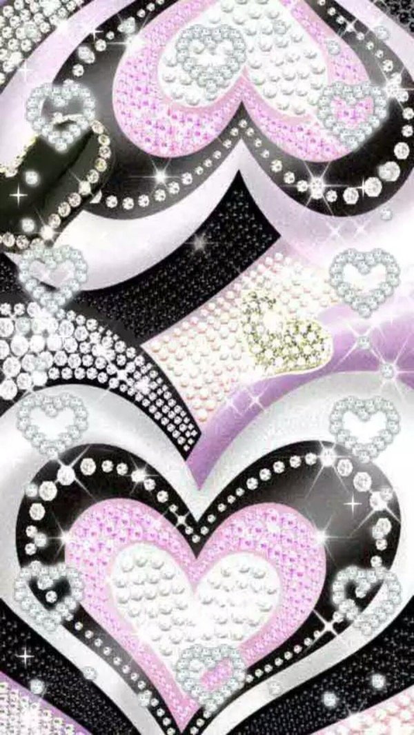 блестящее сердце