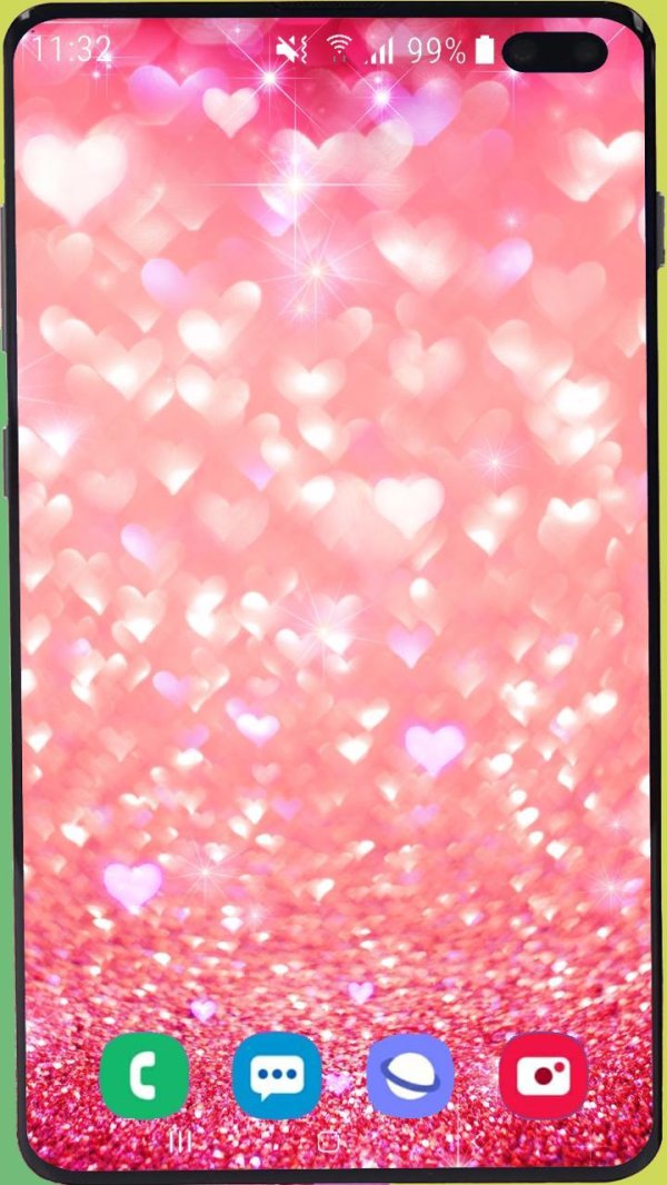 розовая фон