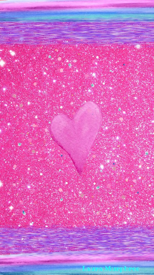 сердечки блестки