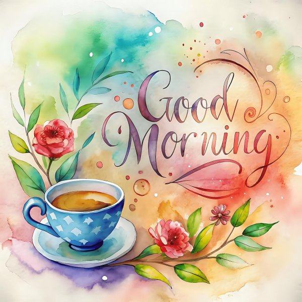 акварельная картина