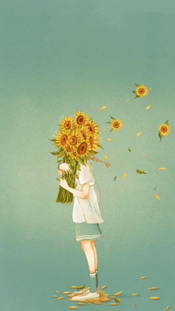 аниме подсолнух