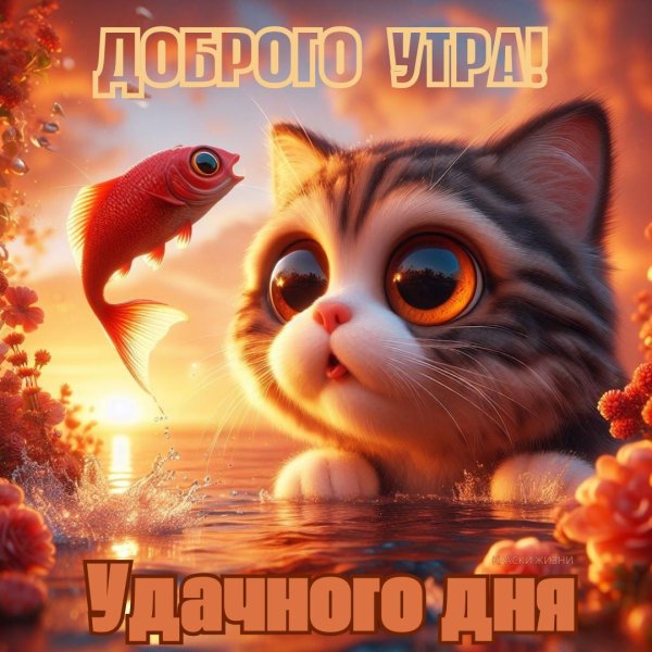 Хорошего дня котенок