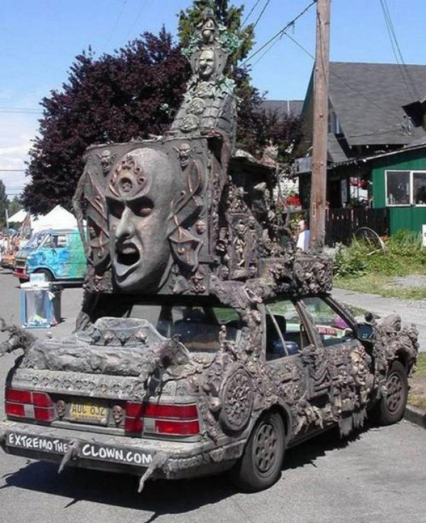 Прикольные с автомобилями