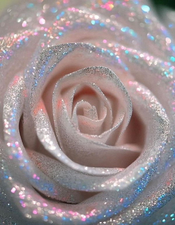 glitter rose