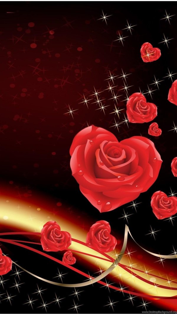 романтический фон