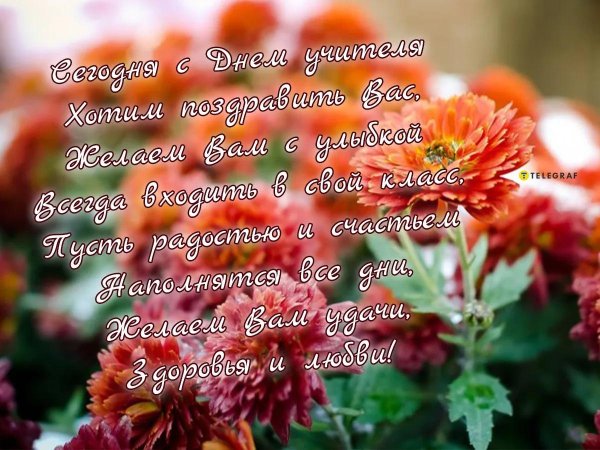 с день учителя поздравления