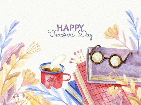 учитель акварель