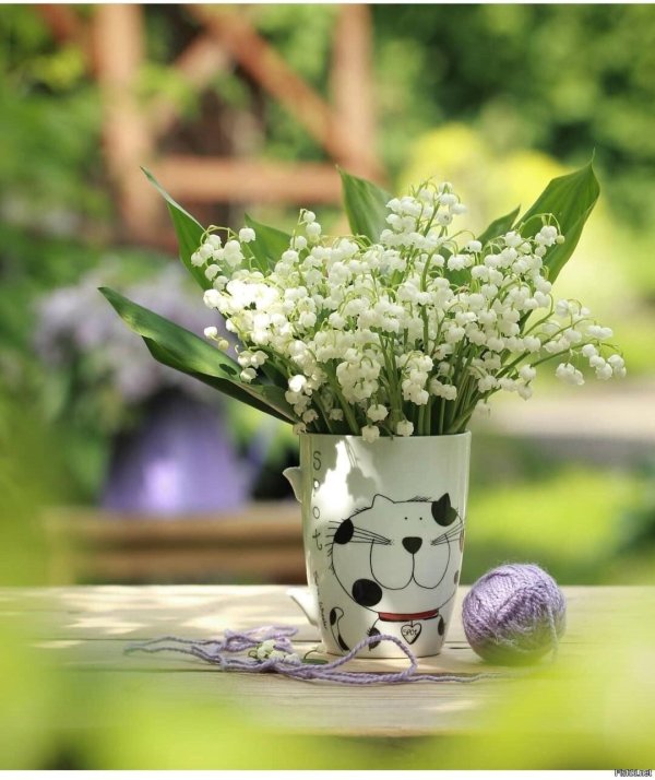 открытки с добрым утром с ландышами