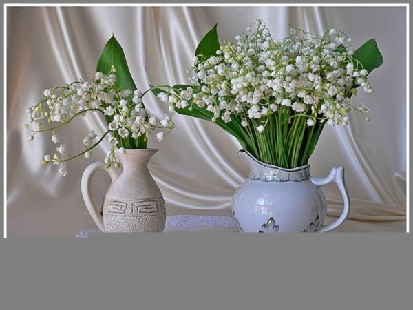 натюрморт с ландышами