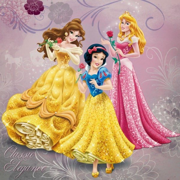 диснеевские принцессы белоснежка аврора белль