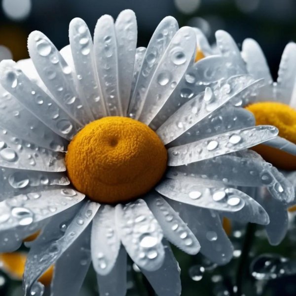 красивая ромашка