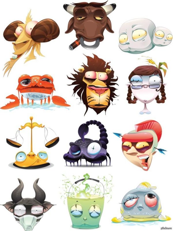 веселые знаки зодиака