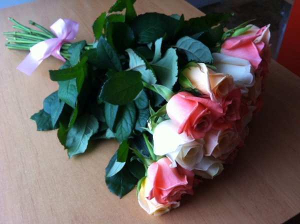 букет с розами